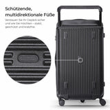 Aerolite M-Lite Trunk – Premium 76 cm Koffer für den Check-in, strapazierfähiges PP-Polypropylen, TSA-Zahlenschloss, leise Hinomoto-Rollen, luxuriöses umweltfreundliches Innenfutter, 15 Jahre Garantie