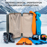 Aerolite 108L Extra-Großer Reisekoffer – Robuste Polypropylen-Hartschale, 4 Doppel-Spinner-Räder, TSA-Schloss, YKK-Reißverschlüsse & Frisch gefüttertes Innenfutter – Dunkelgrün