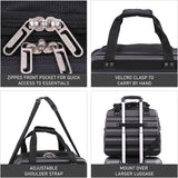 Aerolite New Summer 2025 Easyjet Maximale Größe 45 x 36 x 20 cm Handgepäck Zugelassenes Hartschalen-Reisegepäck Schultertasche unter dem Sitz Flugtasche mit 2 Jahren Garantie