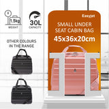 Aerolite New Summer 2024 Easyjet Maximale Größe 45 x 36 x 20 cm Handgepäck Zugelassenes Hartschalen - Reisegepäck Schultertasche unter dem Sitz Flugtasche mit 2 Jahren Garantie - Aerolite DE