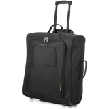 5 Cities Easyjet, British Airways, Jet2 56X45X25Cm Maximaler Handgepäck mit Kabinenzertifikat, Koffer, 56 cm, 60 Liter, Schwarz