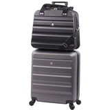 Aerolite New Summer 2022 Easyjet Maximale Größe 45 x 36 x 20 cm Handgepäck Zugelassenes Hartschalen-Reisegepäck Schultertasche unter dem Sitz Flugtasche mit 2 Jahren Garantie - Aerolite DE