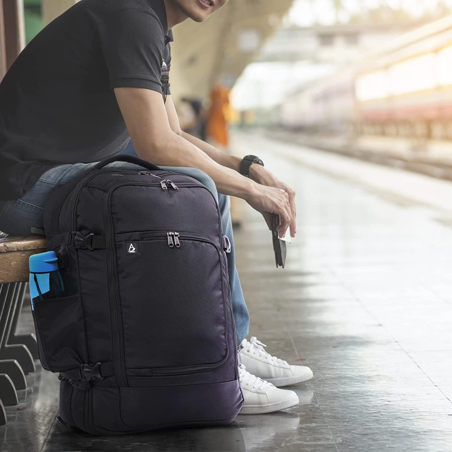 Aerolite 55x35x20 Rucksack Handgepäck Flugzeug Umhängetasche Reisetasc – Aerolite DE