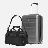 Aerolite Ryanair Maximum Bundle (55x40x20 Koffer + 40x20x25 Reisetasche) 2-teiliges Handgepäck Kabinengepäck Set Bundle