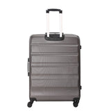 Aerolite XL Große Leichter ABS Hartschale 4 Rollen Trolley Koffer Reisekoffer Hartschalenkoffer Rollkoffer Gepäck, 79cm, Kohlegrau