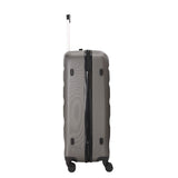 Aerolite XL Große Leichter ABS Hartschale 4 Rollen Trolley Koffer Reisekoffer Hartschalenkoffer Rollkoffer Gepäck, 79cm, Kohlegrau