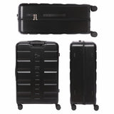 Aerolite Großer 28" 100L Leichter ABS-Hartschalenkoffer, 4 Doppel-Spinnräder, TSA-Schloss, Robustes Aufgabegepäck – Schwarz