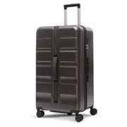 Aerolite 101L Großer Truhenkoffer mit 4+1 Spinner-Rädern, ABS-Hartschale, TSA-Schloss und leichtem Design – Holzkohle