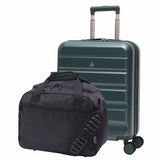 Aerolite Ryanair Priority Max Bundle – Erweiterbarer 55x40x20/23cm Hartschalenkoffer + 40x30x20cm Unterstsitz-Tasche (Aktuelle Ryanair-Maße), Airline-geprüftes Handgepäck-Set mit TSA-Schloss