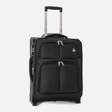 Aerolite 55x40x20 Erweiterbar 55x40x23 Lufthansa Eurowings Ryanair Höchstbetrag Leichter Handgepäck Handgepäckkoffer Koffer Bordgepäck Trolley Schwarz