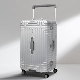 Aerolite Aluminium Zipperless PP Koffer, Premium Koffer, TSA Latch-Lock, Aluminiumrahmen, leise Hinomoto Räder, 97.6L großes Gepäckstück