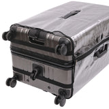Aerolite Koffer ohne Reißverschluss, Premium Hartschalenkoffer mit Aluminiumrahmen, TSA-Sicherheitsverschluss, leise Hinomoto-Rollen, 97,6 L großes Reisegepäck - Holzkohle
