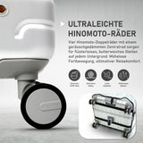 Aerolite Aluminium Zipperless PP Koffer, Premium Koffer, TSA Latch-Lock, Aluminiumrahmen, leise Hinomoto Räder, 97.6L großes Gepäckstück