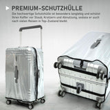 Aerolite Aluminium Zipperless PP Koffer, Premium Koffer, TSA Latch-Lock, Aluminiumrahmen, leise Hinomoto Räder, 97.6L großes Gepäckstück