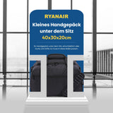 Aerolite 40x30x20cm Ryanair & Wizz Air Maximale Größe Umweltfreundliche ♻️ Kabinentasche, Reisetasche, Flugtasche mit 5 Jahren Garantie