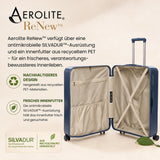 Aerolite Großer Hartschalenkoffer 28" (100 L) aus ABS-Polycarbonat, 4 Doppelrollen, TSA-Zahlenschloss, Leichtes Aufgabegepäck - Blau
