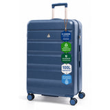Aerolite Großer Hartschalenkoffer 28" (100 L) aus ABS-Polycarbonat, 4 Doppelrollen, TSA-Zahlenschloss, Leichtes Aufgabegepäck - Blau