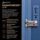 Aerolite Premium Hartschalenkoffer 32 Zoll – Extra großes Aufgabegepäck (144 L) mit TSA-Zahlenschloss, 8 Doppelrollen, ABS-Polycarbonat-Hartschale & organisiertem Innenraum (Blau)