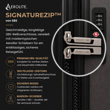 Aerolite Premium Hartschalenkoffer 32 Zoll – Extra großes Aufgabegepäck (144 L) mit TSA-Zahlenschloss, 8 Doppelrollen, ABS-Polycarbonat-Hartschale & organisiertem Innenraum (Graphite Shadow)