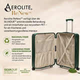 Aerolite Premium Hartschalenkoffer 32 Zoll – Extra großes Aufgabegepäck (144 L) mit TSA-Zahlenschloss, 8 Doppelrollen, ABS-Polycarbonat-Hartschale & organisiertem Innenraum (Waldgrün)