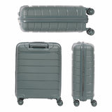 Aerolite PP Kabinenkoffer 55x40x20–23 cm Erweiterbar – Lufthansa Max Größe, Ryanair & Wizz Air Priority Handgepäck, Leichter Hartschalen Trolley mit YKK Reißverschluss, TSA Schloss & 4 Rollen