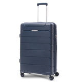 Aerolite Premium PP 2er-Kofferset – Leichte Polypropylen-Hartschalenkoffer mit 4 Doppel-Spinnerrollen & TSA-Schloss, erweiterbarer Kabinenkoffer (21”), großer Koffer (28”), inkl. erweiterbarem Handgepäck – Marine