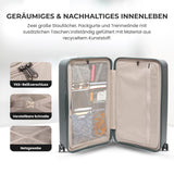 Aerolite 108L Extra-Großer Reisekoffer – Robuste Polypropylen-Hartschale, 4 Doppel-Spinner-Räder, TSA-Schloss, YKK-Reißverschlüsse & Frisch gefüttertes Innenfutter – Dunkelgrün