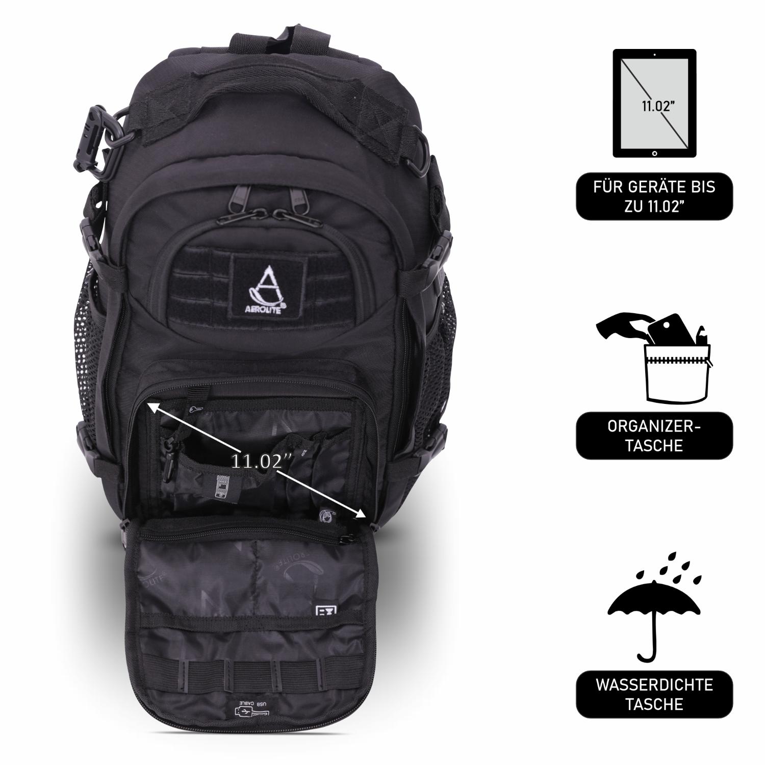wanderrucksack flugzeug Aerolite 40x20x25cm Ryanair-zugelassener Premium Qualität Ökofreundlic – Aerolite DE