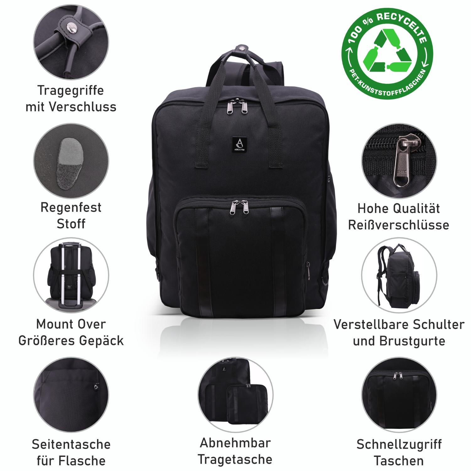 reiserucksack easyjet Aerolite 45x36x20cm Easyjet Maximal Ökofreundlicher Super Premium Qual – Aerolite DE
