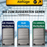 Aerolite (55x35x25cm) Hartschalen - Koffer, Handgepäck mit 4 Rollen, maximale Größe für Air Europa, Air France, Alitalia, KLM & Transavia - Aerolite DE