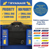 Aerolite New 2024 Ryanair (40x20x25cm) Maximale Größe der Kabinenreisetasche - Nehmen Sie den Max an Bord, Zugelassen für Lufthansa