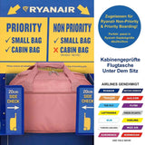 Aerolite New 2024 Ryanair (40x20x25cm) Maximale Größe der Kabinenreisetasche - Nehmen Sie den Max an Bord, Zugelassen für Lufthansa - Aerolite DE