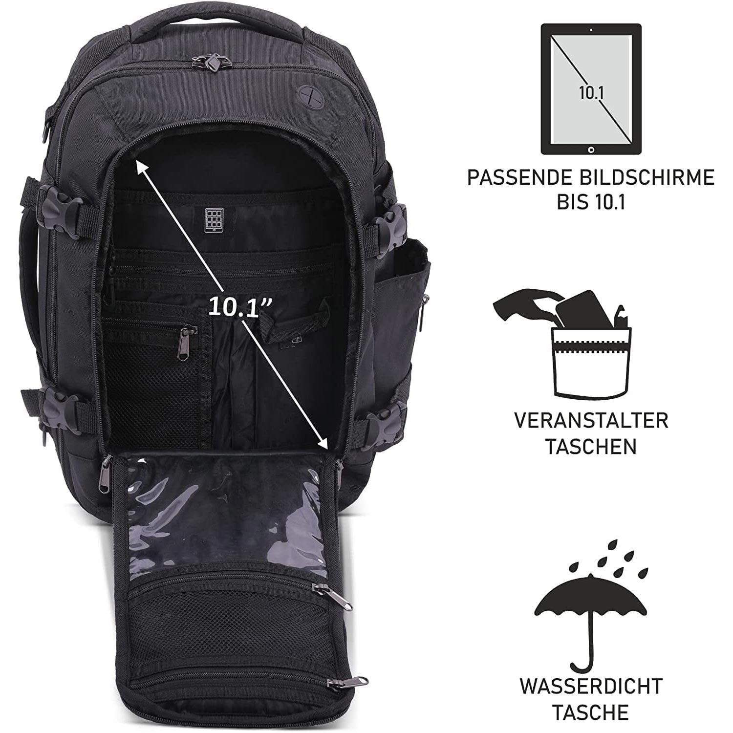 wanderrucksack 40x20x25 Aerolite Neu 2025 40x20x25 Ryanair-zugelassener Größe Handkabinengepäc – Aerolite DE