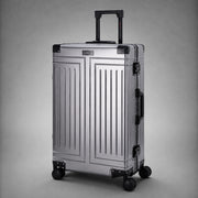 Aerolite M-Lite Premium Großkoffer aus Vollaluminium 28 Zoll – 90 l Aufgabegepäck, TSA-Schlösser ohne Reißverschluss, antimikrobieller SILVADUR™-Innenraum, 360°-Rollen, 15 Jahre Garantie – Anthrazit