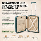 Aerolite Lufthansa Handgepäck 55x40x23 cm – Erweiterbarer Kabinenkoffer (55x40x20 bis 55x40x23 cm), Ryanair Priority Maximalgröße & Wizz Air Priority, Hartschalen-Handgepäck-Trolley mit 2 Rollen, TSA-Schloss, 40–46 l Fassungsvermögen, Waldgrün