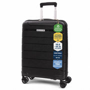 Aerolite Lufthansa Handgepäck 55x40x23 cm – PP Hartschalen-Kabinenkoffer, Erweiterbar (55x40x20 bis 55x40x23 cm), Ryanair & Wizz Air Priority kompatibel, YKK Reißverschluss, TSA-Schloss & 4 Rollen