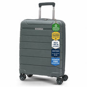 Aerolite Lufthansa Handgepäck 55x40x23 cm – PP Hartschalen-Kabinenkoffer, Erweiterbar (55x40x20 bis 55x40x23 cm), Ryanair & Wizz Air Priority kompatibel, YKK Reißverschluss, TSA-Schloss & 4 Rollen