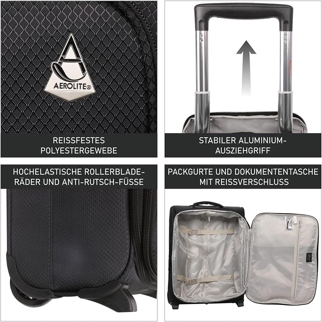 Aerolite 56x45x25cm easyJet, British Airways, Jet2, Wizz Air Maximum H Aerolite DE