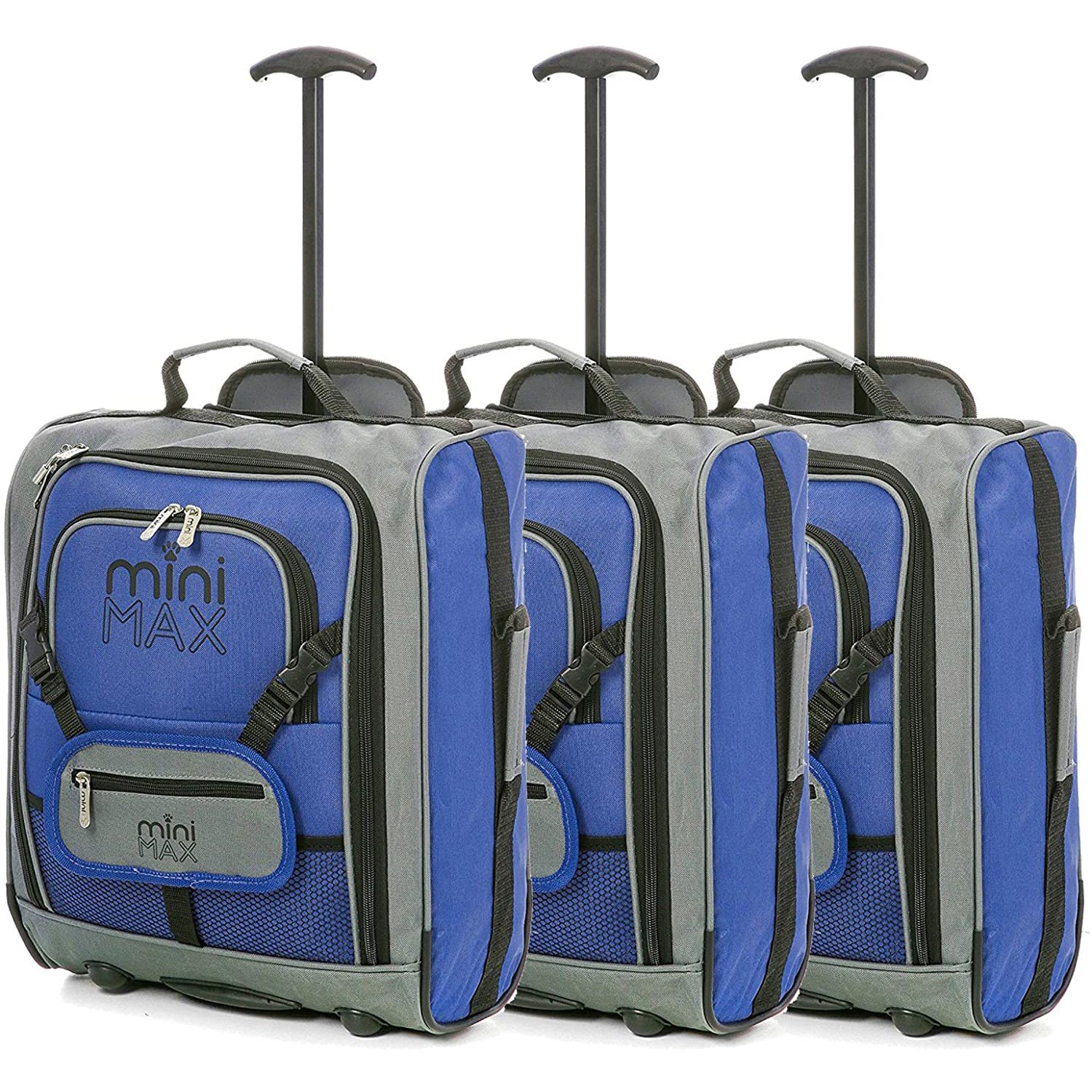 Aerolite Minimax Passt easyJet 45x36x20cm Handgepäck Unter Sitz Trolleys Rucksack Carry On Handgepäcktasche