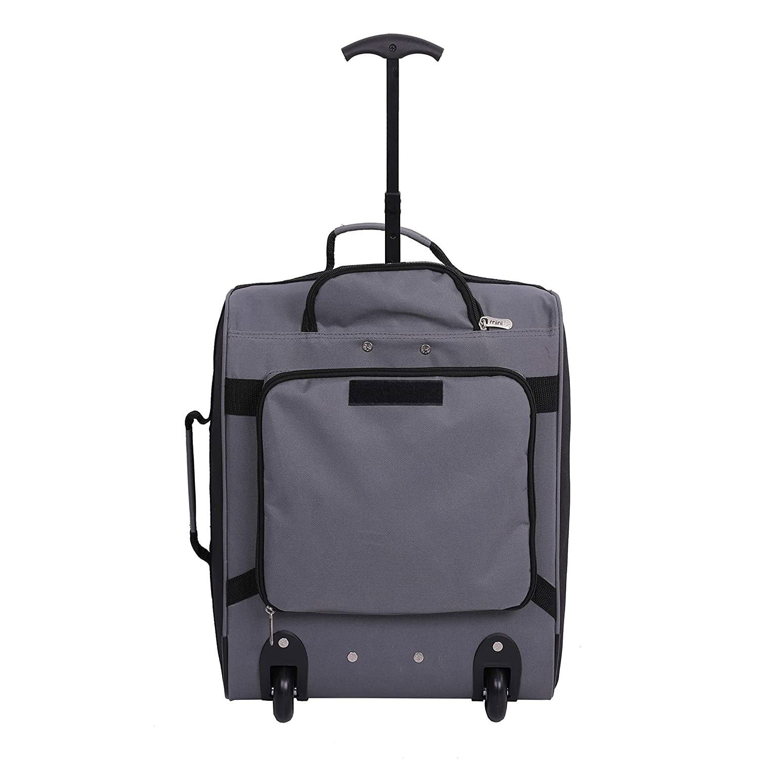 reiserucksack mit rollen handgepäck Aerolite Minimax Passt Easyjet 45x36x20cm Handgepäck Unter Sitz Trolle – Aerolite DE