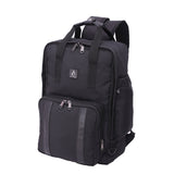 Aerolite Ryanair Rucksack mit herausnehmbarer kleiner Tragetasche, umweltfreundlich, wasserabweisend, Kabinengepäck, zugelassen, Reisegepäck, Reisetasche, Flugerucksack, 40 x 20 x 25 cm, Schwarz - Aerolite DE